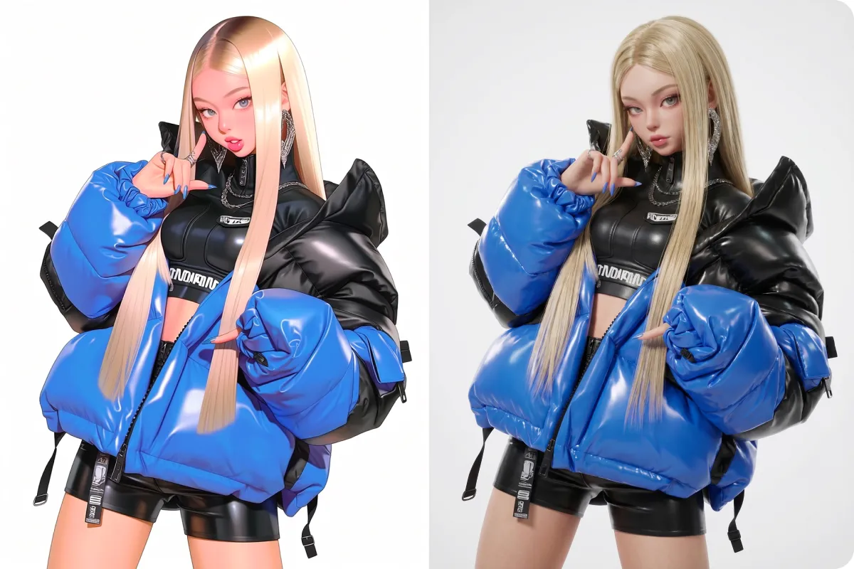 niji 7+나노바나나 조합으로 나만의 3D 캐릭터 만들기