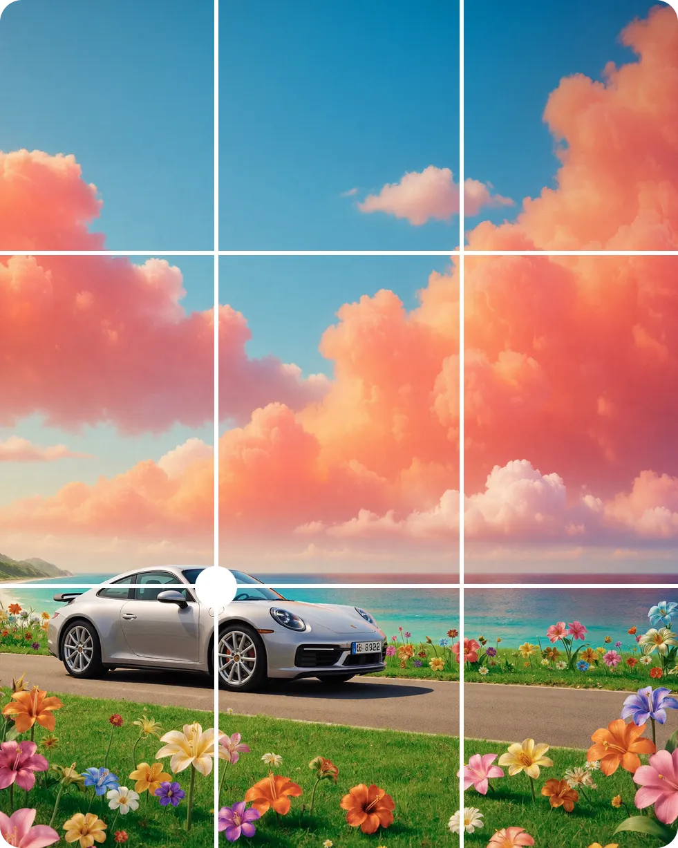 1. Rule of Thirds — 예시 프롬프트