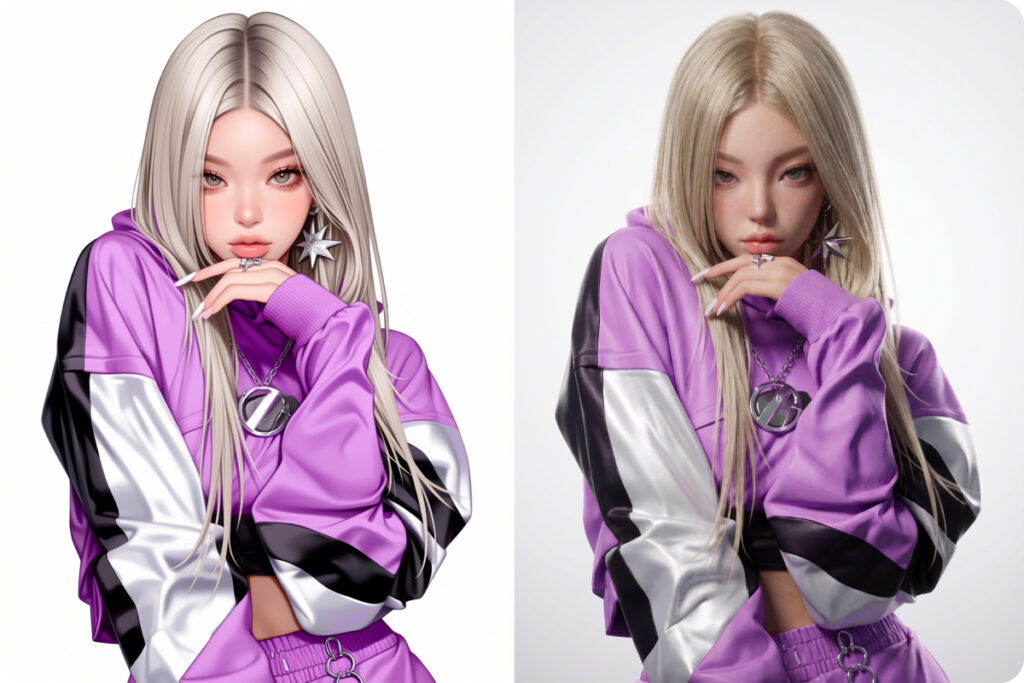 niji 7+나노바나나 조합으로 나만의 3D 캐릭터 만들기