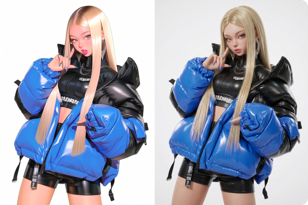 niji 7+나노바나나 조합으로 나만의 3D 캐릭터 만들기